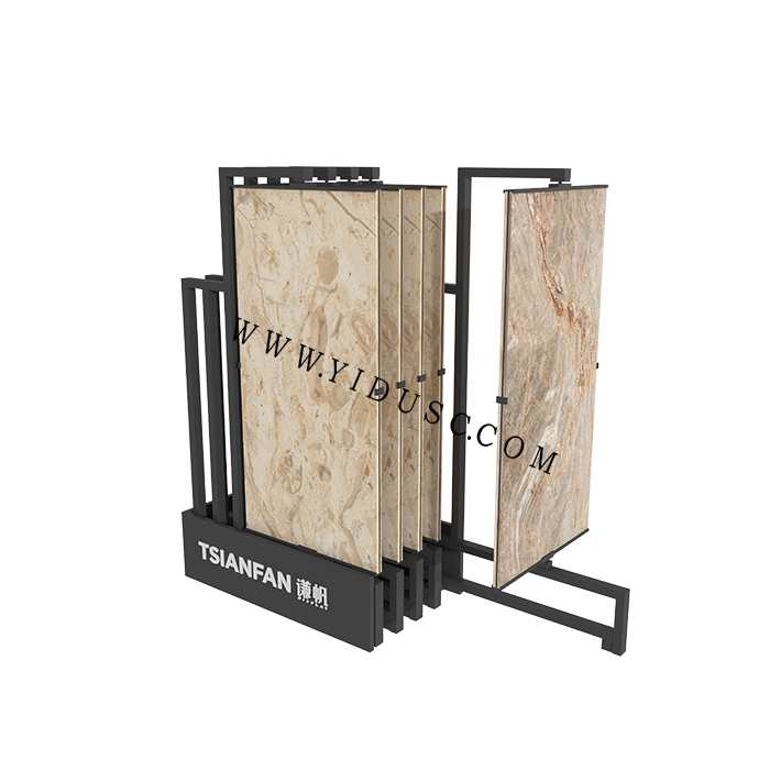 可推拉岩板瓷砖展示架金属架子批发CT601