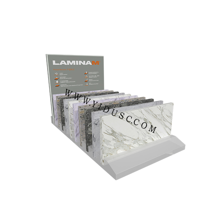 简易台面式瓷砖架_岩板大理石台面展示架CE002