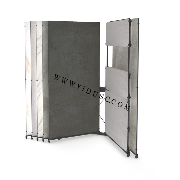 大板瓷砖展架厂家 瓷砖岩板翻页展示架批发CF0