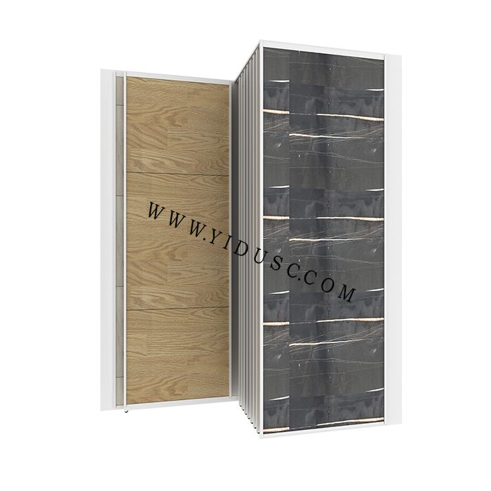 瓷砖推拉展架厂家 岩板推拉架 瓷砖展厅推拉展架