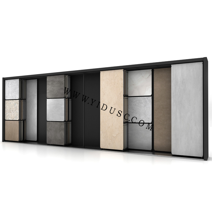 推拉瓷砖展架厂家 岩板大板推拉架批发CT611